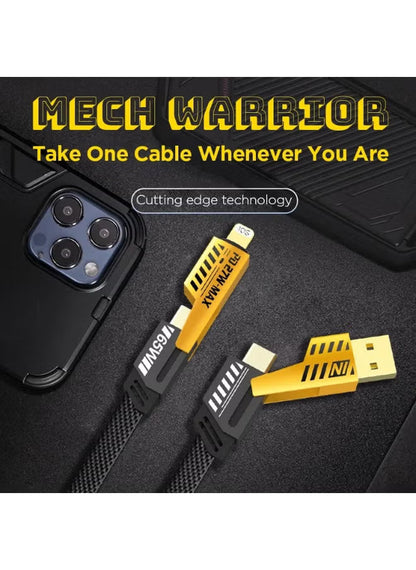 65W 4-in-1 Fast Charging Cable