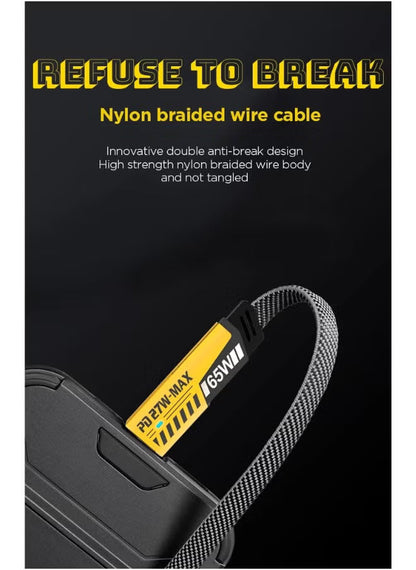 65W 4-in-1 Fast Charging Cable